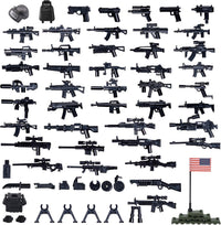 HIMIRICH black military weapons pack accessories for mini figures - view 2