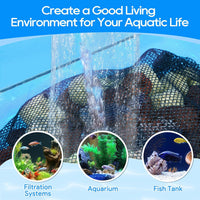 10pc Filter Media Bags for Aquarium - 3.93" x 5.9" - 10pack / Black - image 3