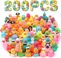 DMSKY 52 Pcs Halloween Rubber Ducks in Bulk, Assorted Styles – Fun for Kids & Family - Pack of 200