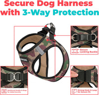 Voyager Step-in Air Dog Vest Harness - Army/Black Trim / L (Chest: 18 - 20.5") - image 2