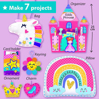 KRAFUN Mermaid Sea Animals Sewing Kit for Kids Age 6+ - Rainbow - image 3