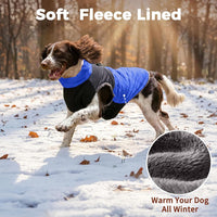 Winter Dog Coats for Small Dogs, Puppy Jacket with Harness - Blue(Standard) / XX-Large - image 3