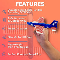 Foam Airplanes - Stocking Stuffers for Kids All Ages 4 5 6 7 8 9 10 Year Old - Best Toy Gift - Boy - Usa - image 3