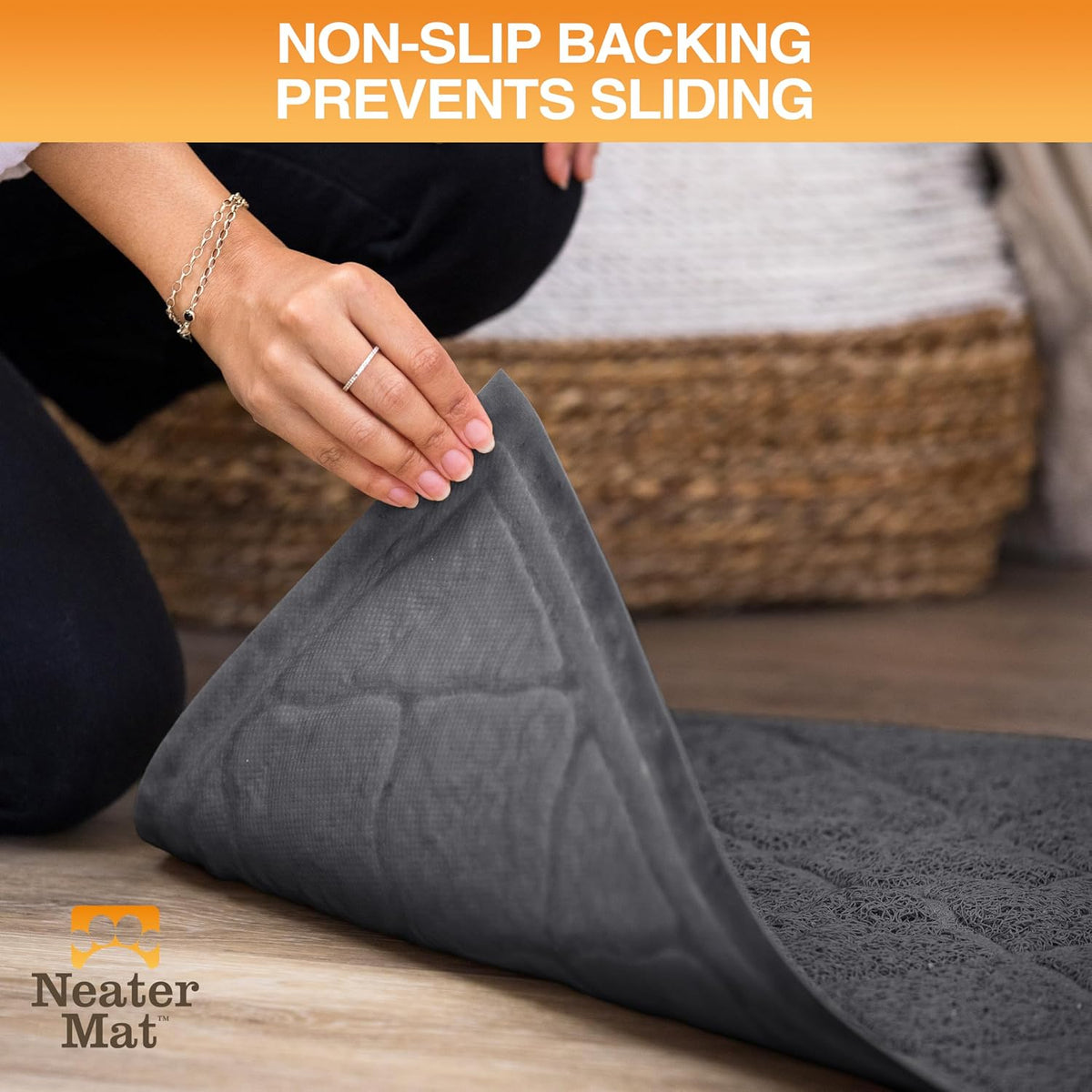Neater Pets Neater Mat Cat Litter Mat - 28x40 / Charcoal - image 4