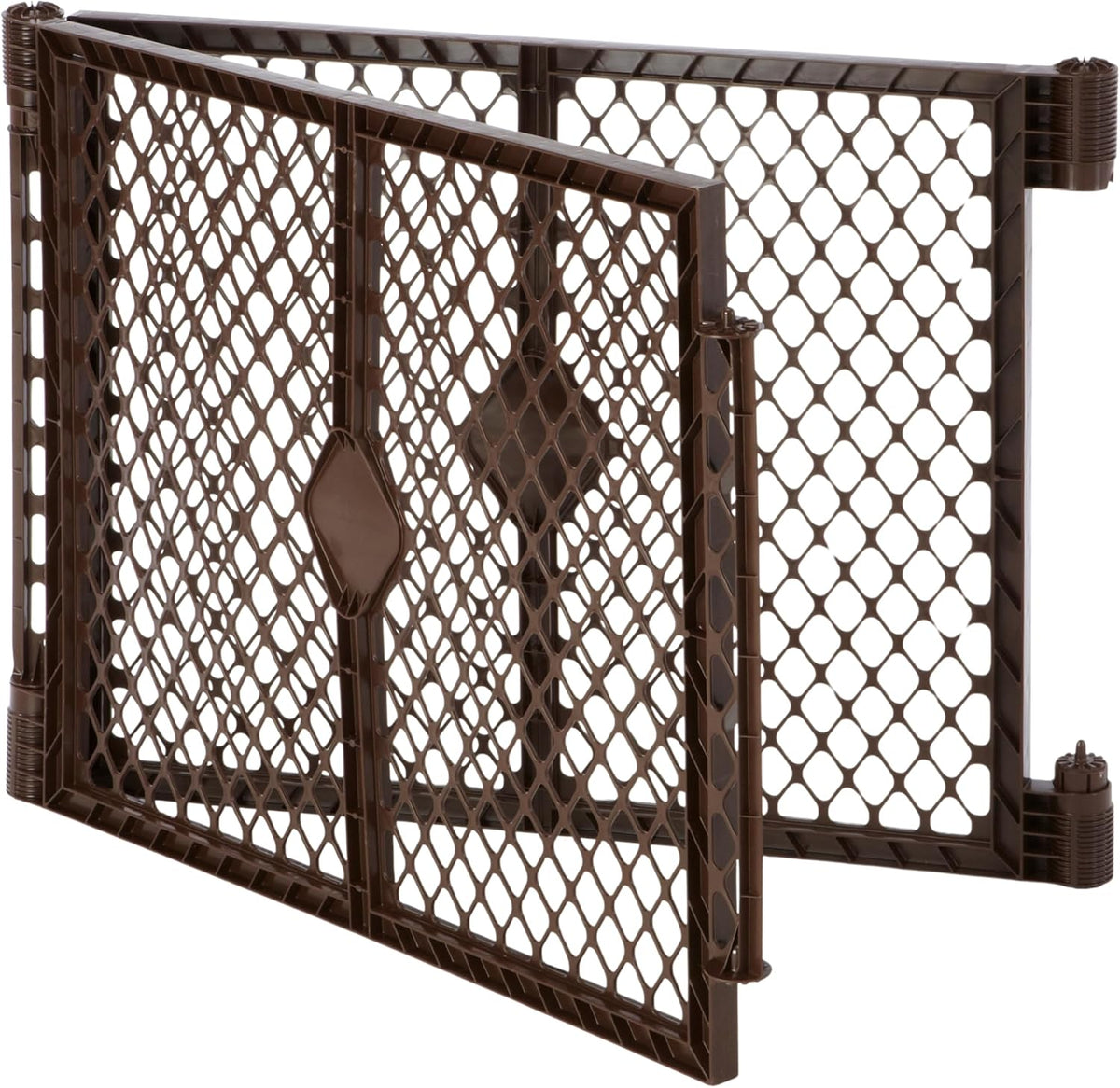 MyPet North States Petyard Plus: 3 Ft. Wide Folding Dog Playpen - 2-Panel Extension / Basic / Espresso