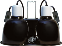 Zoo Med Combo Mini Deep Dome Clamp Lamp Fixture 2 x 5-1/2 Inch Deep - image 2