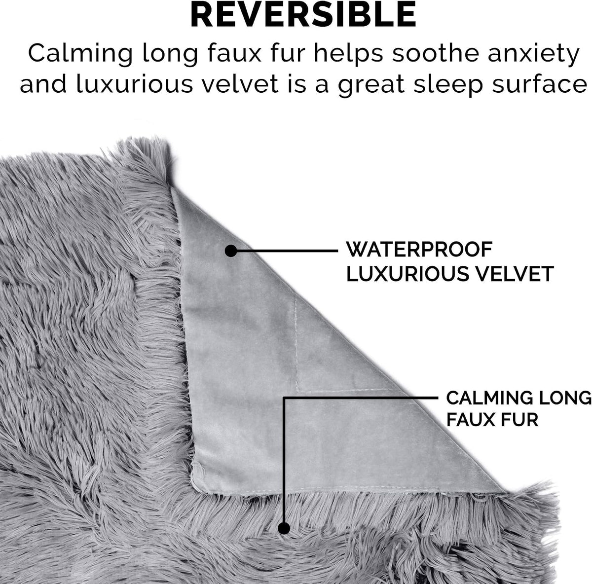 Furhaven Waterproof Throw Blanket for Dogs & Indoor Cats - Gray / Small - image 4