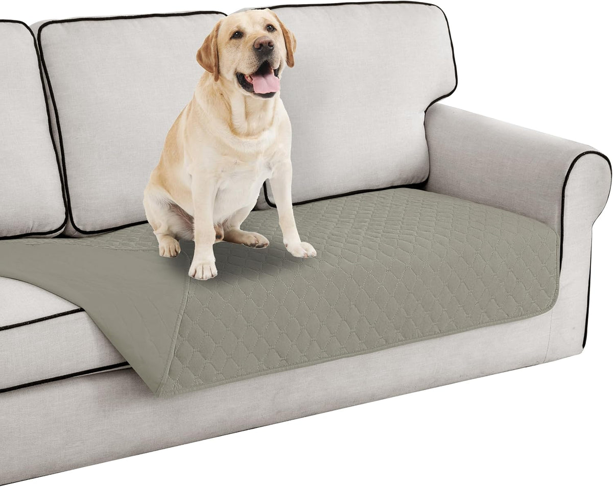 Easy-Going 100% Waterproof Dog Bed Cover Reversible Leak Proof Couch - Beige/Beige / 30x70 Inch
