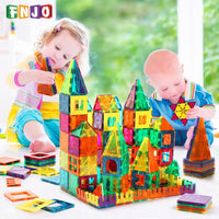 FNJO Magnetic Tiles, 100PCS STEM Building Blocks Toy Set for Kids – Fun for Kids & Family - 100PCS - image 4