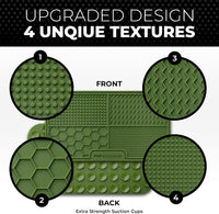 Dog Lick Mat for Dogs, Feeding Pad for Anxious Pets Plus 4 Different Puzzles for Mental Stimulation - 1 Pack / Green - image 2