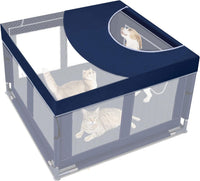 Puppy Playpen Indoor for Dog Small Pets - Royal Blue / 42'x42'x5'Cover Only