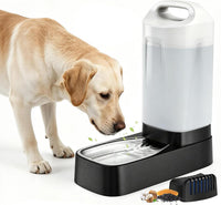 PETNF 2.4 Gallon Automatic Dog Water Bowl Dispenser with Handle – Essentials for Dogs - B:Water Dispener With Filter