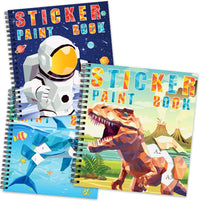 Homicozy 3Pcs Paint by Number Sticker Books for Kids 4-8 - Style2-3pcs