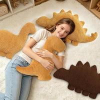 Dino Nugget Pillow Plush, Dinosaur Chicken Plush Nuggets Pillow Funny Birthday Gifts for Boys - Golden Kentrosaurus / Large - image 3
