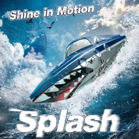 JOI MEW Remote Control Boat for Kids, RC Boat for Pool & Lake - Dark Blue - image 4
