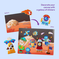 Klever Kits Unicorn Foil Art, Arts & Crafts for Kids 4 and Up - Space - image 4