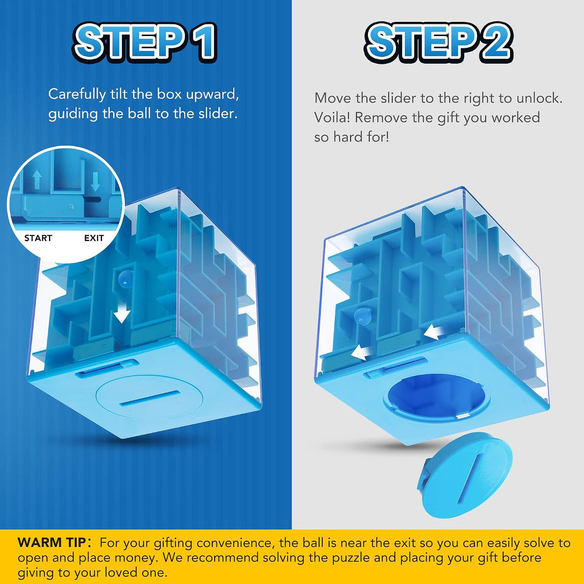 8 Pack Money Maze Puzzle Box for Cash Gift - 8 Pack - image 4