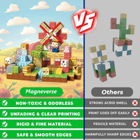Magneverse Magnetic Blocks, Magnet Building Cubes for Boys Girls - Farm Animals / 150 pcs - image 4