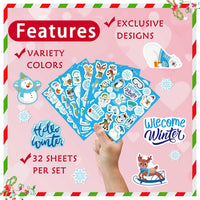 DUJAA 640-piece fall stickers for kids with pumpkins, leaves and scarecrows - view 35