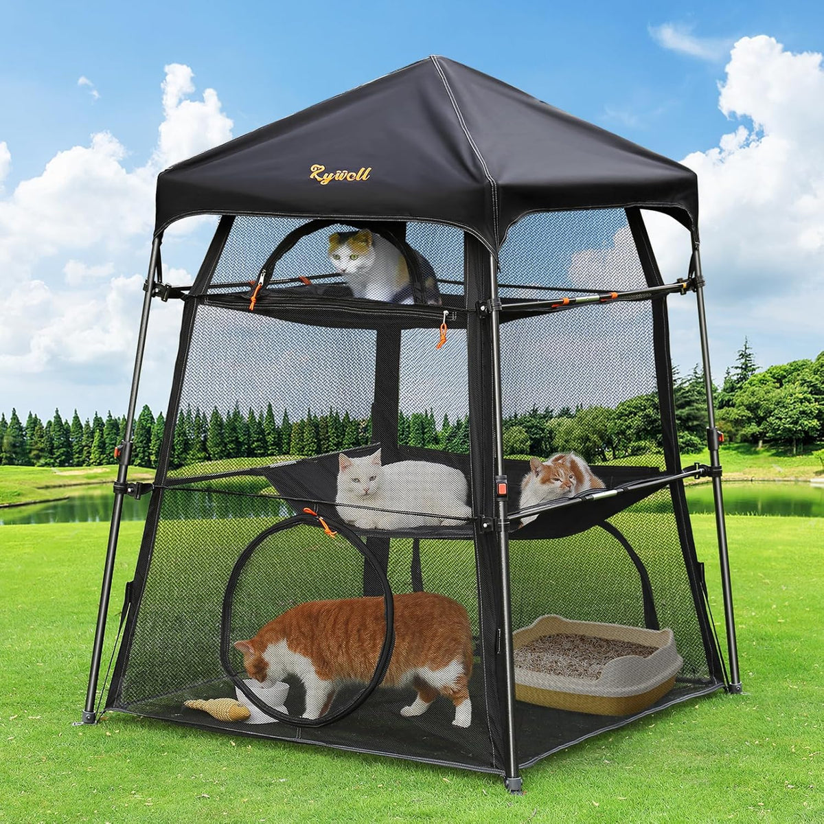 Extra Large Catio Outdoor Cat Enclosure
