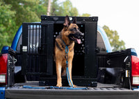 K9 Kennel Boss Aluminum Collapsible Dog Crate - Black / 41.6"L x 29.7"W x 33.9"H - image 2