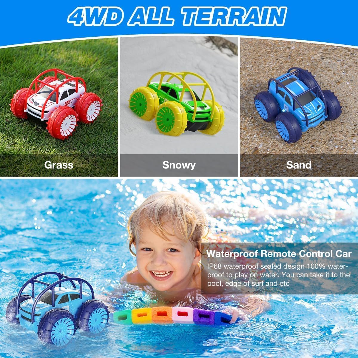 MaxTronic Rechargeable Remote Control Car for Kids - Green - image 3