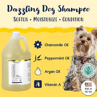 Bobbi Panter Dog Shampoo and Conditioner - Made in USA - All Natural 2-in-1 Formula for Nourish, Detangle & Reduce Shedding - Concentrated 10:1 for Professional Groomers - Pear Scent, 1 Gallon