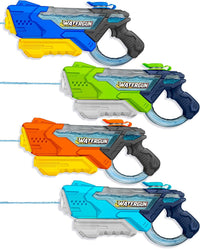 4 Pack Water Guns for Kids and Adult - 4 Pack Colorful