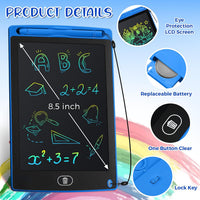 Zhehao 20 Pack 8.5 Inch LCD Writing Tablet Drawing Board - Blue / classic - image 2
