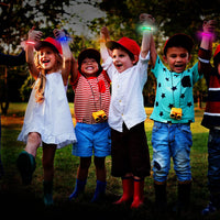 M.best 8pcs LED Light Up Bracelets Glow Flashing Wristbands Glow - 32pcs Multicolor - image 3