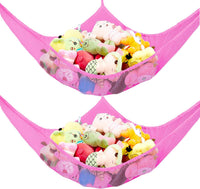 Stuffed Animal Net or Hammock, Stuffed Animal Net - Pink / 83in