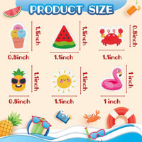 Yopyame 60 pack fall mini erasers shaped like maple leaves, pumpkins, acorns and bears - view 19