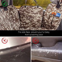 Luxury Dog Car Seat Cover for Back Seat Breathable Mesh Window Dog - Truck / Camouflage - image 4