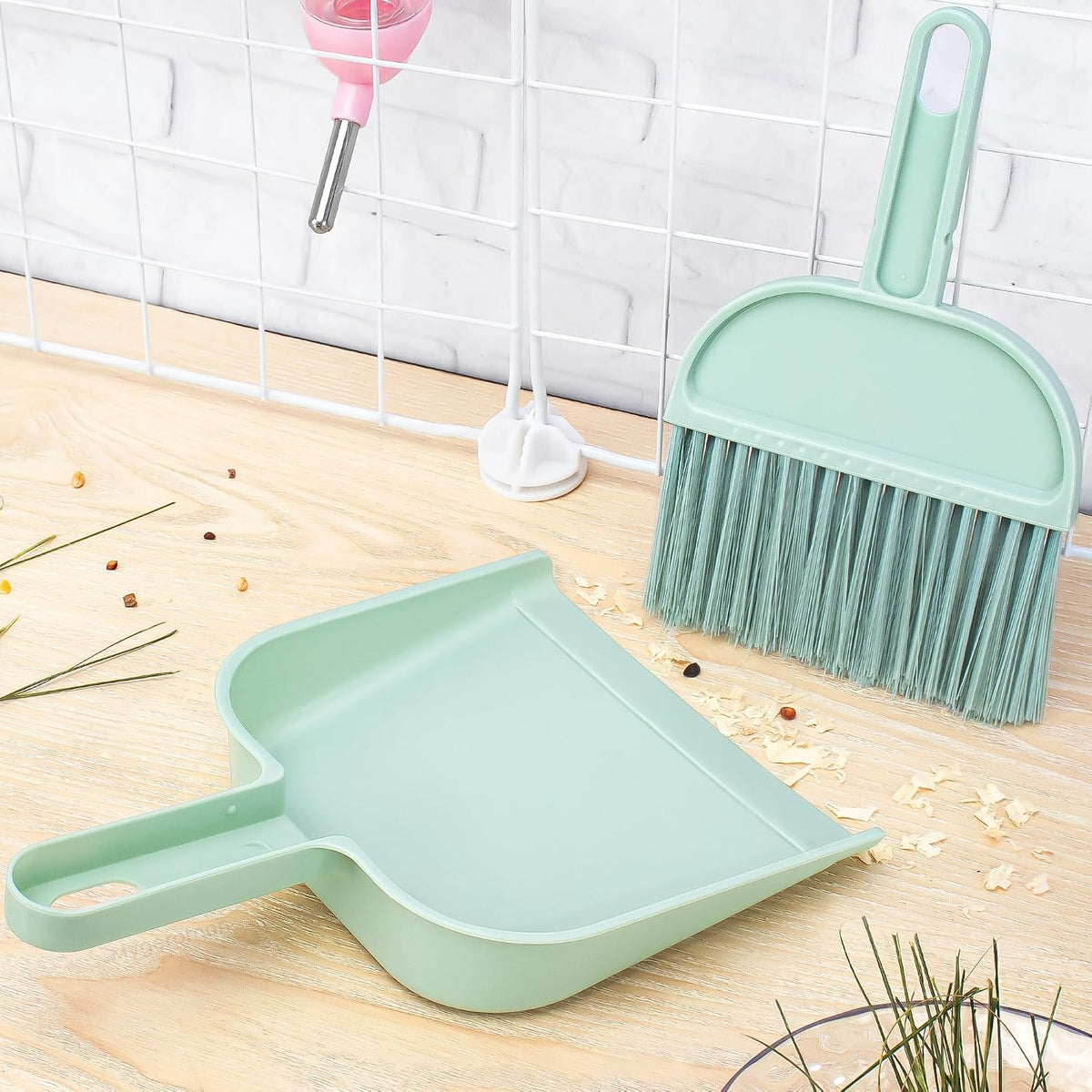 Mygeromon Cage Cleaner for Guinea Pigs Mini Dustpan and Brush Set – Essentials for Small Pets - image 3