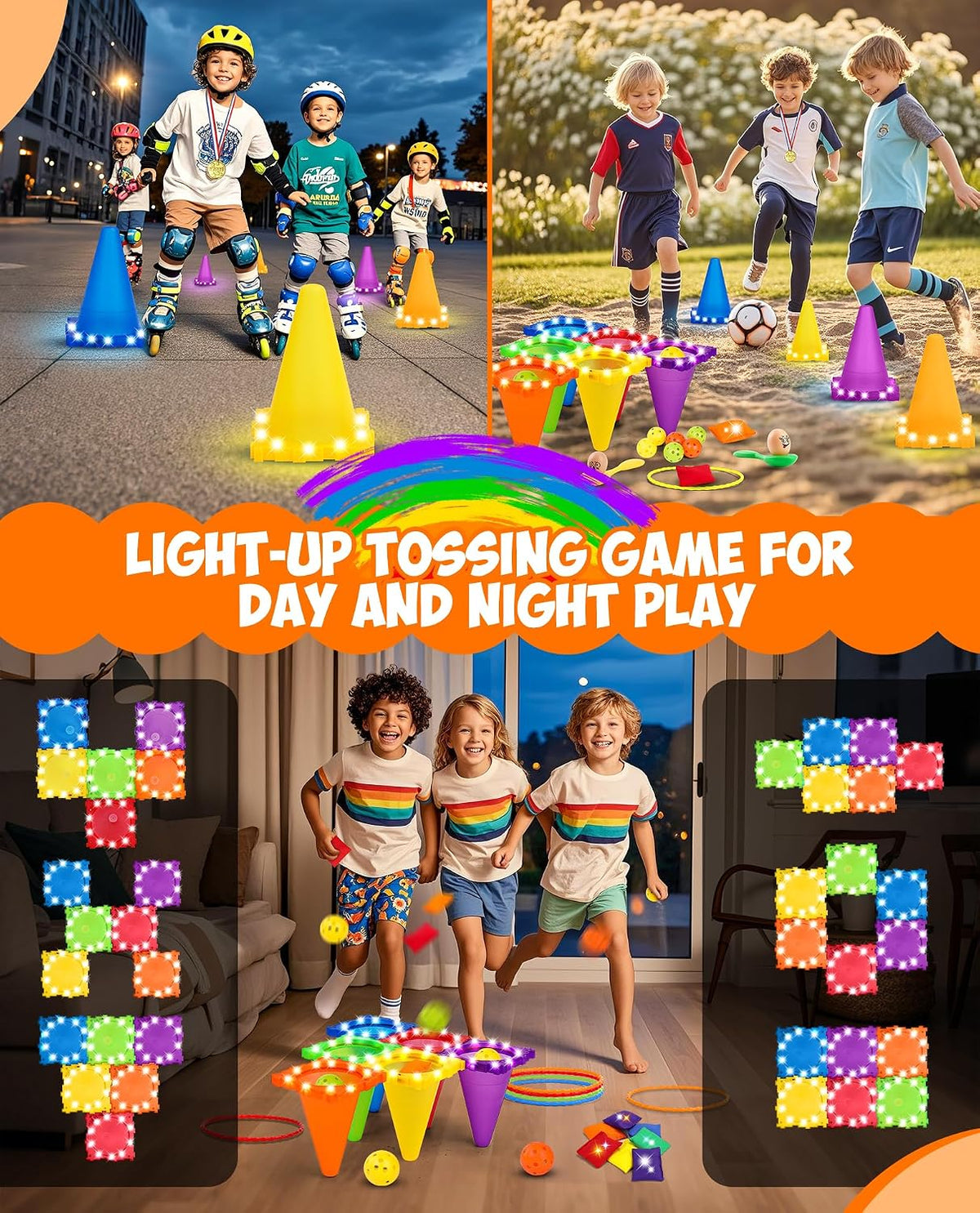Eocolz 3 in 1 Carnival Games Set - blue - image 2