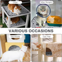 4 Pack Self Warming Cat Bed - Gray / 12'' X 12'' / Square - image 3