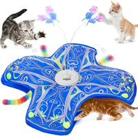 Interactive Cat Toys for Indoor Cats - Blue Cover Cloth Toy