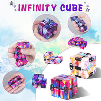 4 Packs Infinity Cube Toy Game for Kids and Adults - Black - image 4