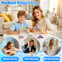 ATESSON Fidget Spinners Toy - Gold - image 4