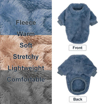 3 Pack Dog Sweaters, Dog Clothes for Small Dogs Girl Boy – Essentials for Dogs - X-Small / Blue+Lt Coffee+Dark Grey - image 3