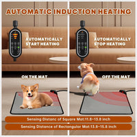 Pet Heating Pad for Cats & Dogs - dark blue / 27.6" x 15.7" - image 4