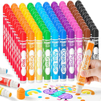 Shuttle Art Dot Markers, 10 Colors Washable Markers for Toddlers - 10 Colors / 100