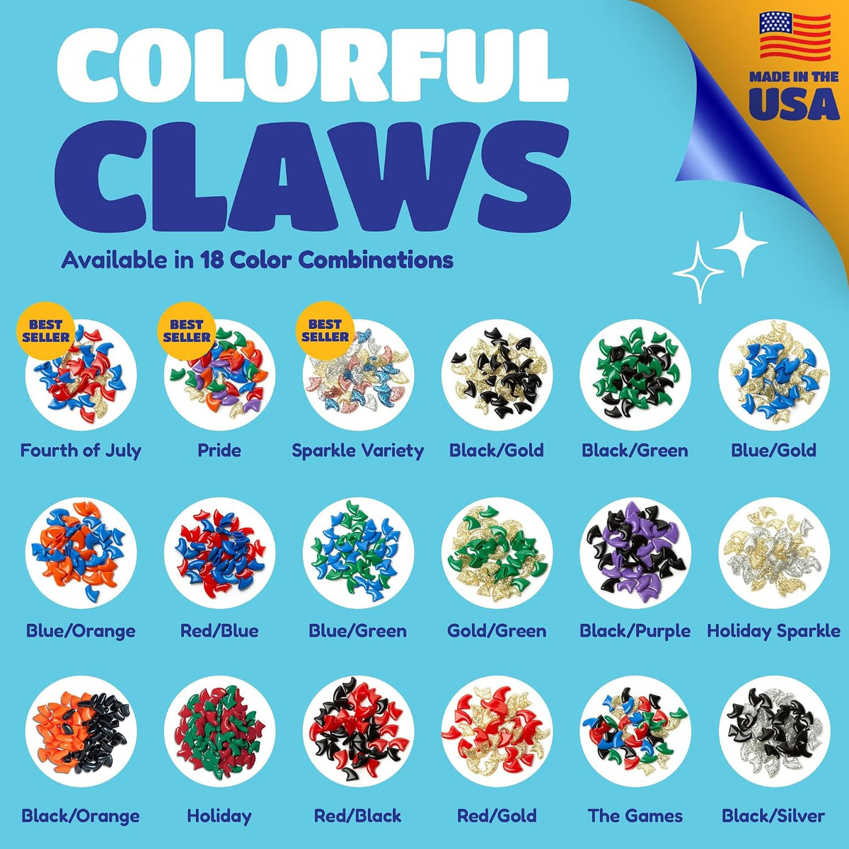 Soft Claws Nail Caps for Medium Cats, 40 Caps - Clear / Medium - image 3