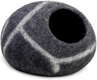 Woolygon Felt Cat Cave Bed, Merino Wool, Handcrafted – Essentials for Cats - Hide & Seek - image 2