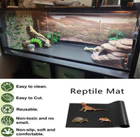Bearded Dragon Tank Accessories - 10 Piece with Reptile Mat - image 3