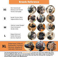 BARKLESS Dog Muzzle, Basket Muzzle for Biting, Chewing and Scavenging, Humane Cage Mouth Cover, Perfect for Grooming and Training Large Aggressive Reactive Dogs (XL, Black)