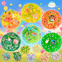 6 Pack Halloween Slime Kit, Cloud Butter Slime for Girls Boys – Fun for Kids & Family - Capybara - image 3