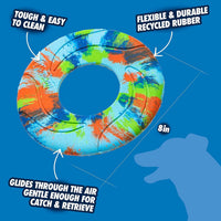 Chuckit! Amphibious ZipFlight Floating and Flying Disc Dog Toy - Medium (Pack of 1) / EcoFetch Flyer - image 4