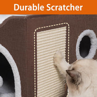 Loyareal Cat Houses for Indoor Cats - L / Dark Brown - image 3