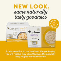 Applaws Natural Wet Kitten Food in Broth, Limited Ingredient Canned Wet Kitten Food, No Additives, Made with Natural Ingredients, Chicken Breast in Broth (6 x 2.47oz Cans)